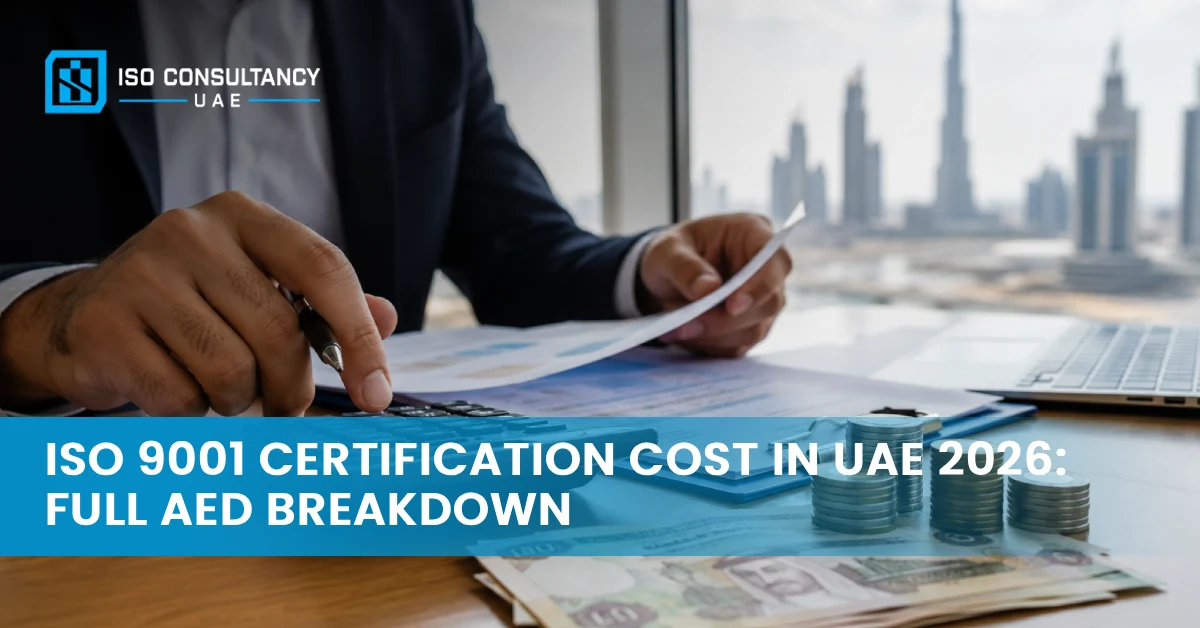 ISO 9001 certification cost in UAE 2026