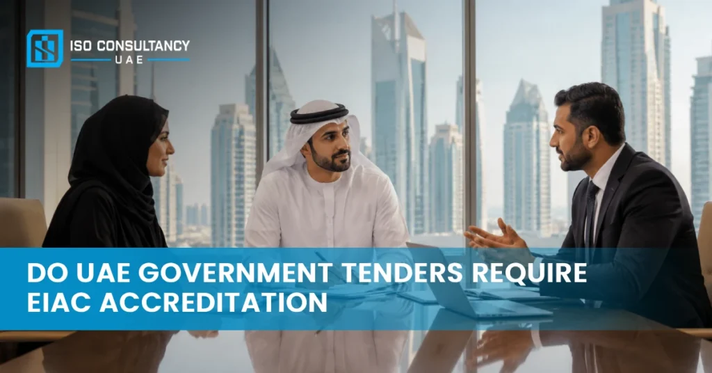 EIAC accreditation UAE tenders