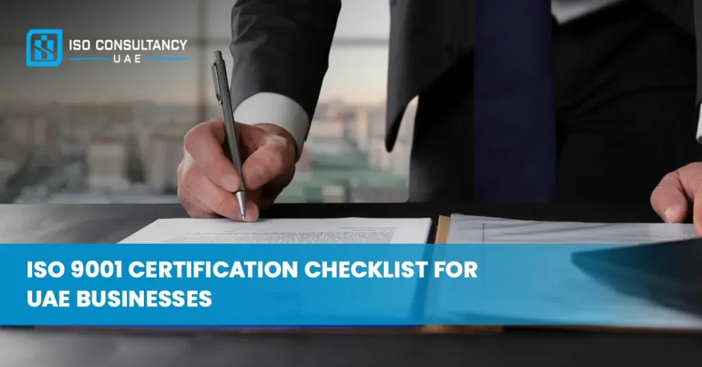 ISO 9001 Certification UAE