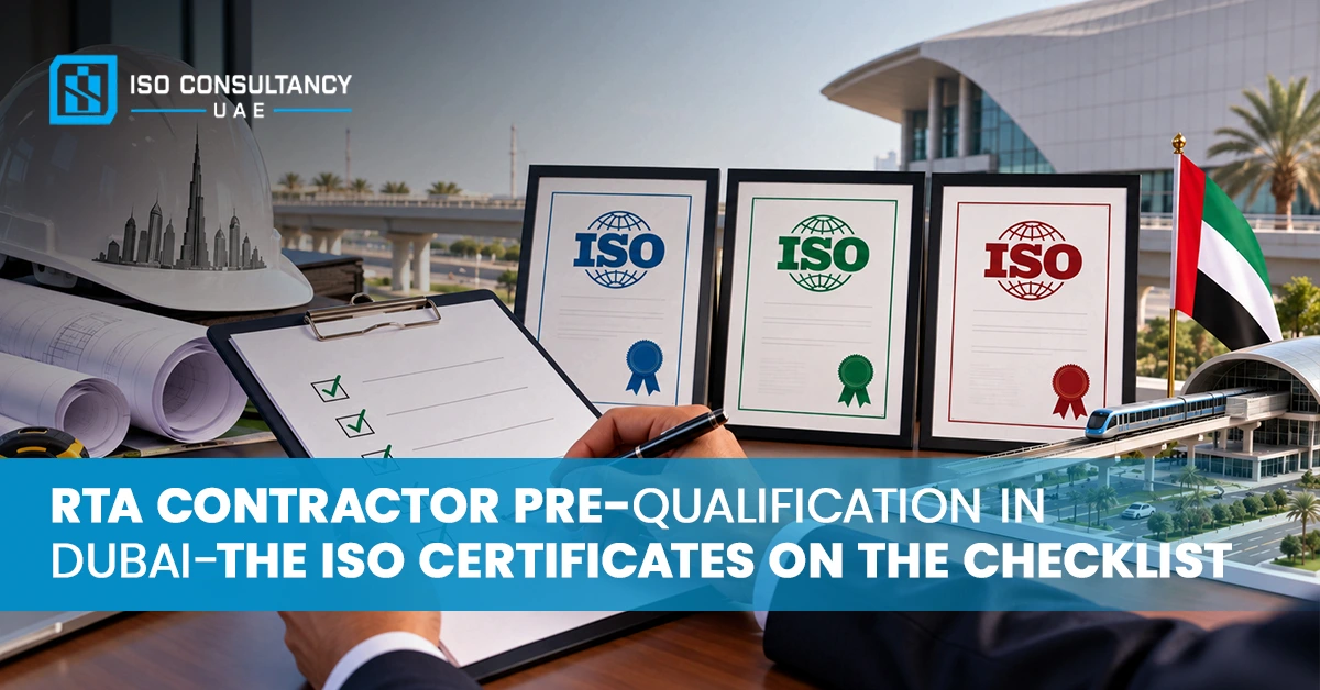 rta contractor prequalification iso